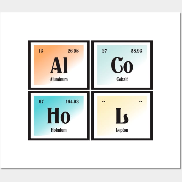 Alcohol | Periodic Table Wall Art by Maozva-DSGN